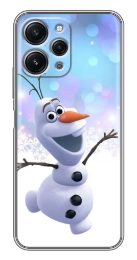 Чехол с принтом "Снеговик Олаф" для Xiaomi Redmi 12 (5G)