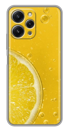 Силиконовый чехол с изображением "Сочный лимон" для Xiaomi Redmi 12 (5G)