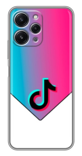 Чехол с печатью "Tiktok Logo" для Xiaomi Redmi 12 (5G)