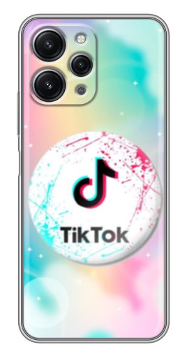 Чехол с принтом "TikTok принт" для Xiaomi Redmi 12 (5G)