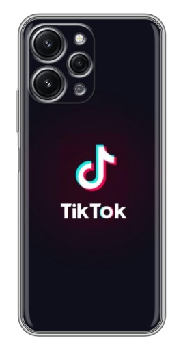 Чехол с принтом "TikTok темный" для Xiaomi Redmi 12 (5G)
