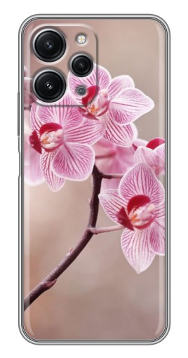 Чехол с печатью "Веточка орхидеи" для Xiaomi Redmi 12 (5G)