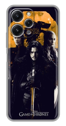 Чехол с печатью "Winter Coming" для Xiaomi Redmi 12 (5G)