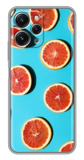 Чехол с картинкой "Яркие грейпфруты" для Xiaomi Redmi 12 (5G)