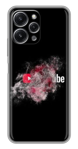 Чехол с картинкой "Яркий Ютуб" для Xiaomi Redmi 12 (5G)