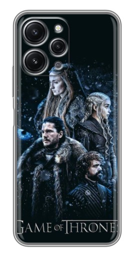 Силиконовый чехол с изображением "Зима близко" для Xiaomi Redmi 12 (5G)