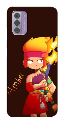 Чехол с принтом "Amber с факелом" для Nokia G42
