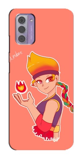 Чехол с принтом "Amber с огоньком" для Nokia G42