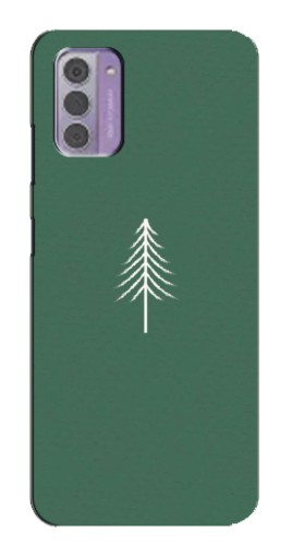 Чехол с картинкой "Белая елка" для Nokia G42