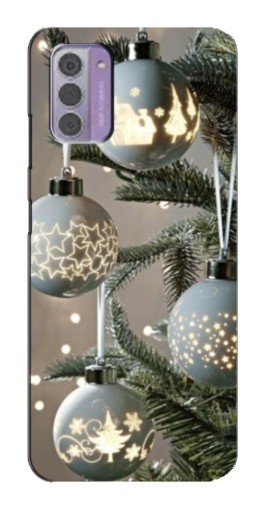 Чехол с печатью "Белые шары " для Nokia G42