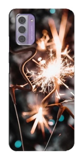Чехол с картинкой "Бенгальские огни" для Nokia G42