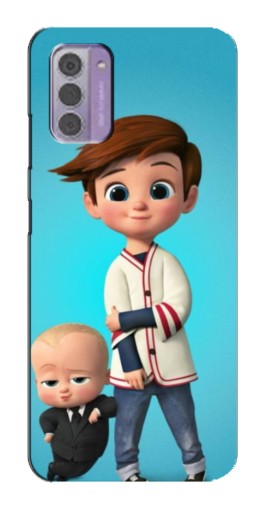 Чехол с картинкой "Boss and Boy" для Nokia G42