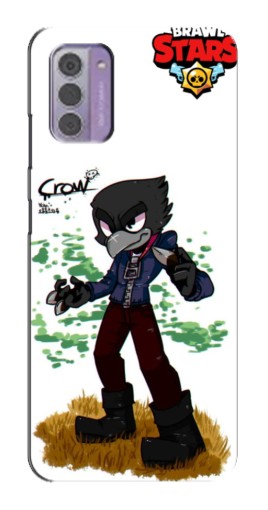 Чехол с принтом "Crow" для Nokia G42