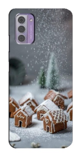 Чехол с принтом "Домики из пряников" для Nokia G42