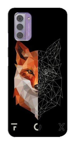 Силиконовый чехол с изображением "Fox" для Nokia G42