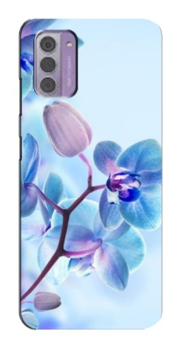 Силиконовый чехол с изображением "Голубые орхидеи" для Nokia G42