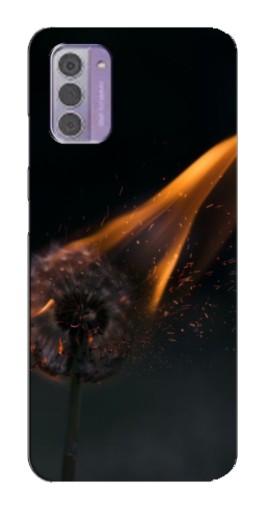 Силиконовый чехол с изображением "Горящий одуванчик" для Nokia G42