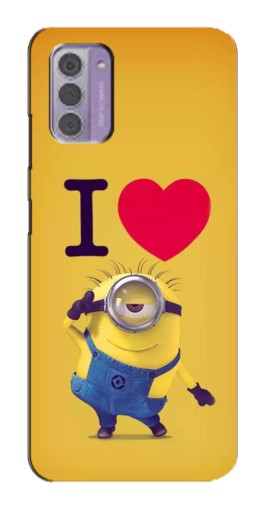 Чехол с печатью "I Love Minion" для Nokia G42