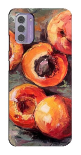 Силиконовый чехол с изображением "Картина персики" для Nokia G42