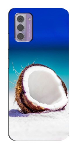 Чехол с картинкой "Кокос на пляже" для Nokia G42
