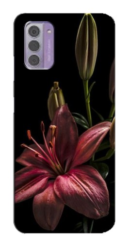 Чехол с печатью "Красная лилия " для Nokia G42