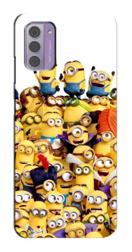 Чехол с печатью "Куча миньонов" для Nokia G42