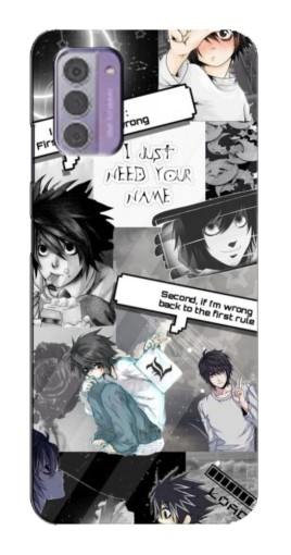 Чехол с принтом "L - Death note" для Nokia G42