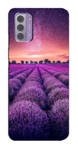 Чехол с печатью "Лавандовое поле" для Nokia G42