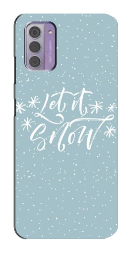 Чехол с картинкой "Let it Snow" для Nokia G42