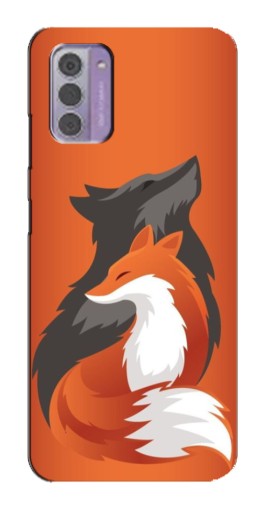 Силиконовый чехол с изображением "Лиса ART" для Nokia G42