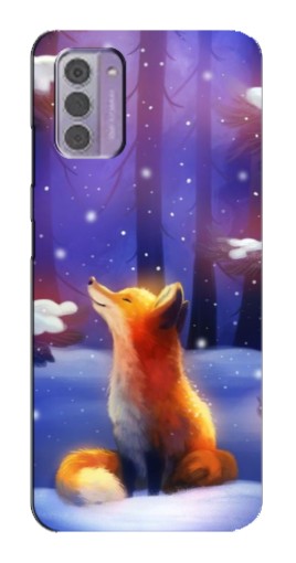 Чехол с картинкой "Лисичка в лесу" для Nokia G42