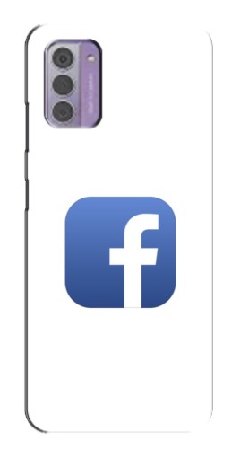 Чехол с картинкой "Лого Фейсбук" для Nokia G42