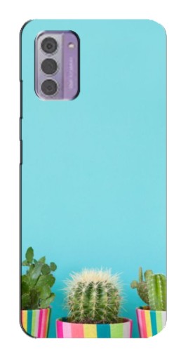 Чехол с печатью "Маленькие кактусы" для Nokia G42