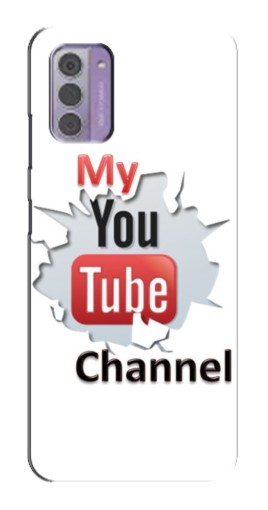 Чехол с печатью "My YouTube" для Nokia G42