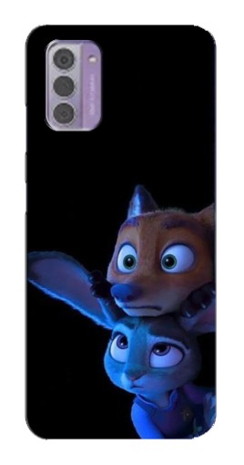 Чехол с принтом "Ник и Джуди" для Nokia G42