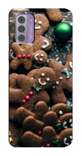 Чехол с печатью "Новогодние человечки" для Nokia G42