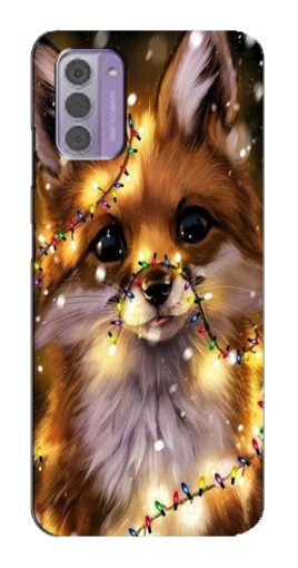 Чехол с печатью "Новогодний лесенок" для Nokia G42