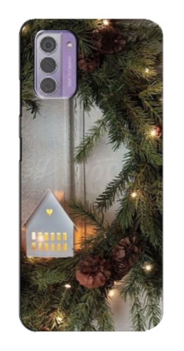 Чехол с принтом "Новогодний венок" для Nokia G42
