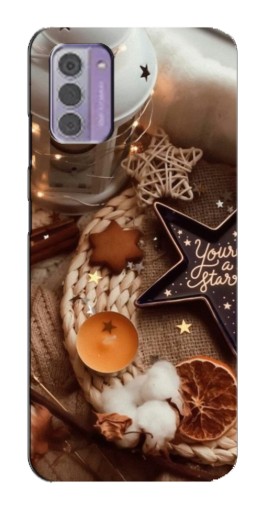 Силиконовый чехол с изображением "Новогодняя атмосфера" для Nokia G42