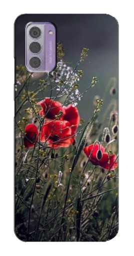 Чехол с печатью "Поле цветов" для Nokia G42