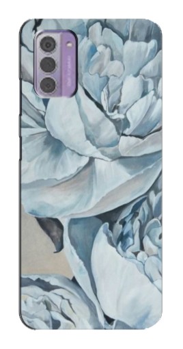 Чехол с принтом "Рисунок пионы" для Nokia G42