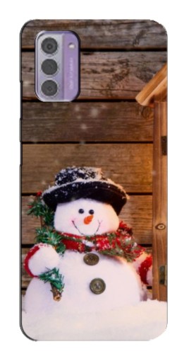 Чехол с принтом "Рождественский снеговик" для Nokia G42