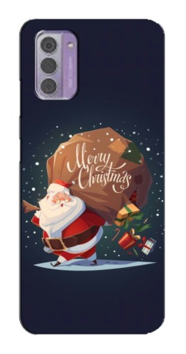 Силиконовый чехол с изображением "Санта с подарками" для Nokia G42