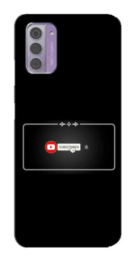 Силиконовый чехол с изображением "subscribed" для Nokia G42