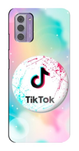Чехол с картинкой "TikTok принт" для Nokia G42