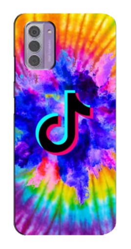 Чехол с принтом "TikTok в красках" для Nokia G42