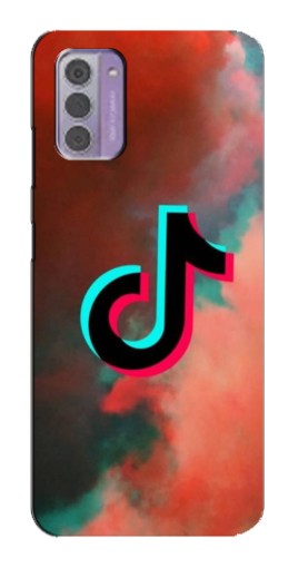 Силиконовый чехол с изображением "ТикТок в тучах" для Nokia G42