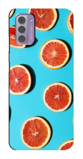Силиконовый чехол с изображением "Яркие грейпфруты" для Nokia G42