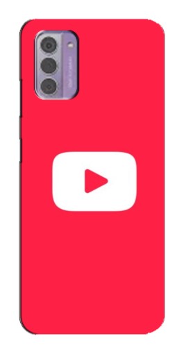 Чехол с принтом "YouTube Кнопка" для Nokia G42