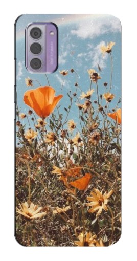 Силиконовый чехол с изображением "Желтые цветы" для Nokia G42